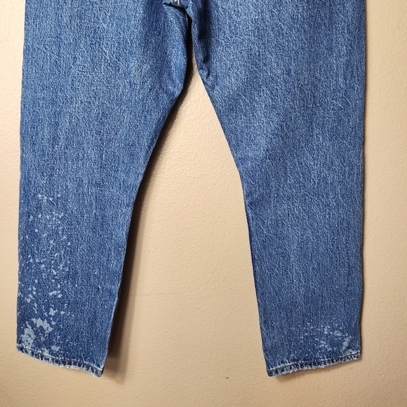 Levis Premium Wmns 501 Button Fly Distressed Cropped Jeans-Size 30x26 NWT - Picture 12 of 16